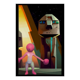 Póster Wombo e o Sentinela Místico