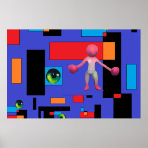 Poster Wombo Mais Frequentemente Do Que Não Surrealismo