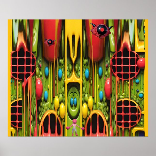 Poster Wombo no Sonho Secreto da Prisão Americana (Frente)