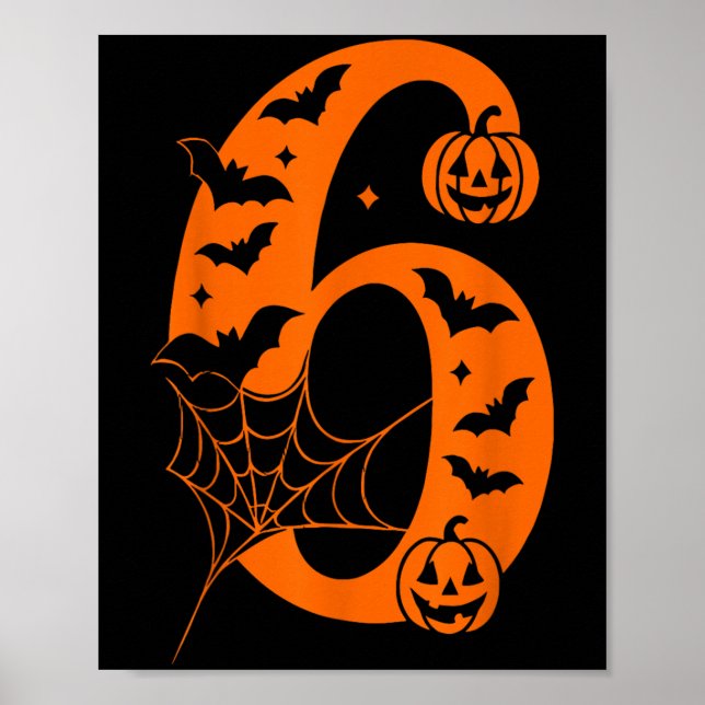 Poster Women Men Couple Halloween Costume 6 7 Rizz Six Se (Frente)