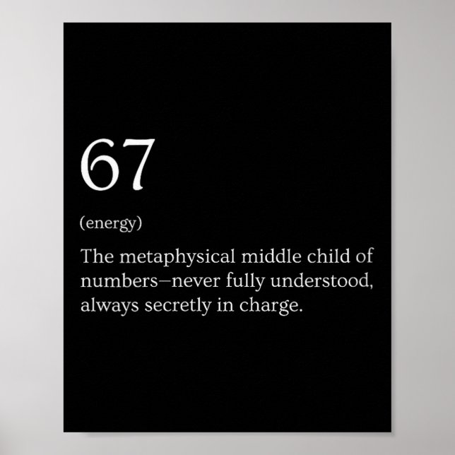 Poster Womens 67 Definition Meme V-neck  (Frente)