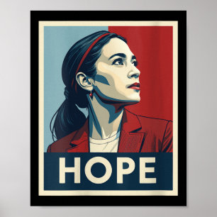 Poster Womens Aoc Alexandria Ocasio Cortez 2028 Para Pres