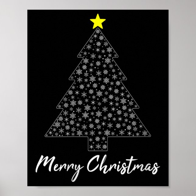 Poster Womens Christmas Tree Matching Family Santa Claus  (Frente)