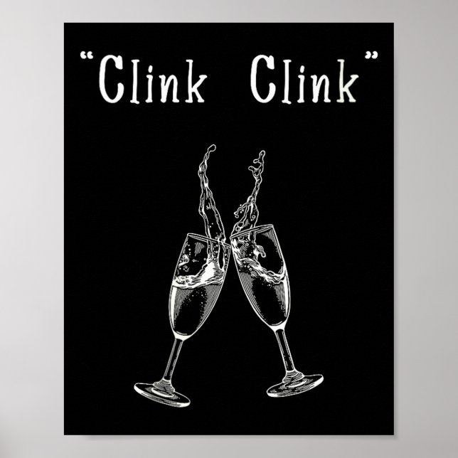 Poster Womens Clink Clink V-neck  (Frente)