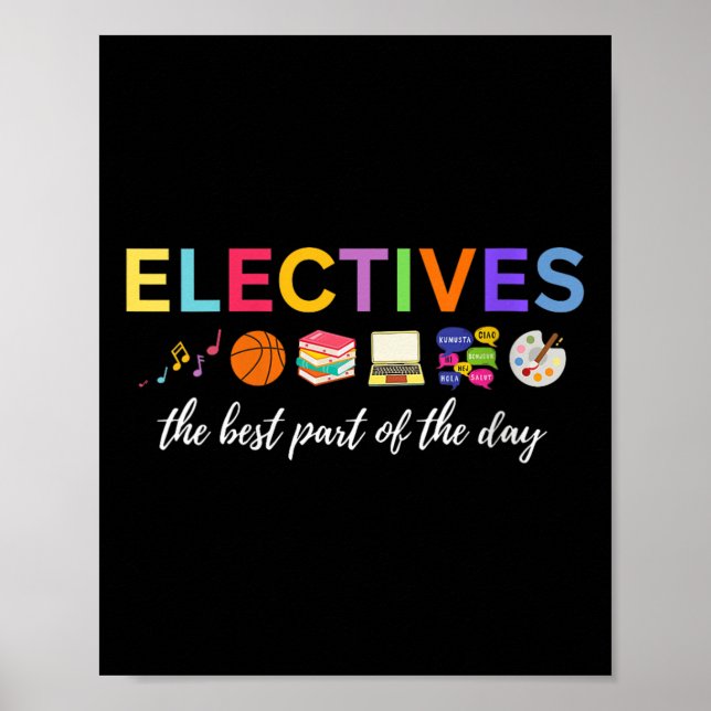 Poster Womens Electives The Part Of The Day V-neck  (Frente)