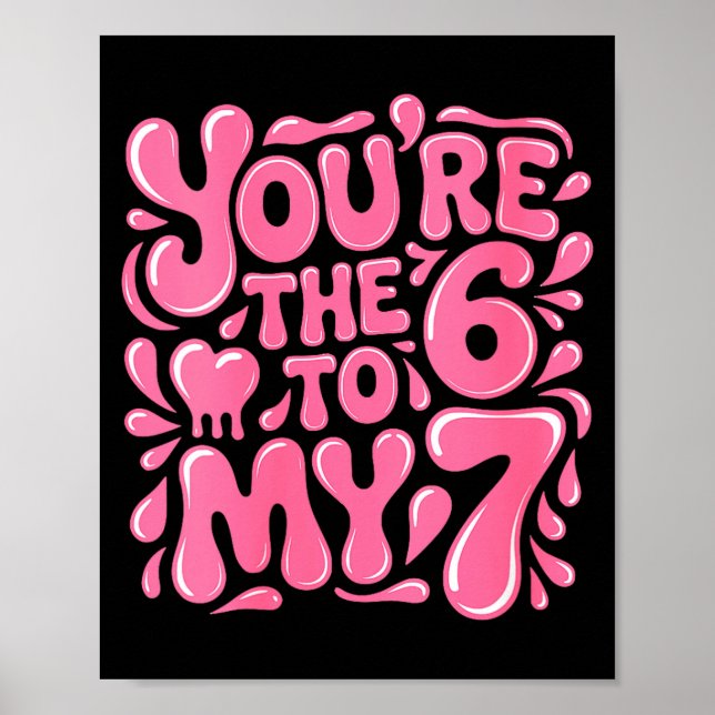 Poster Women's Funny Valentines Day 67 Meme Couples You'r (Frente)