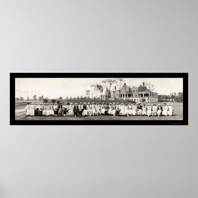 Poster Womens Golf NY Foto 1913 (Frente)