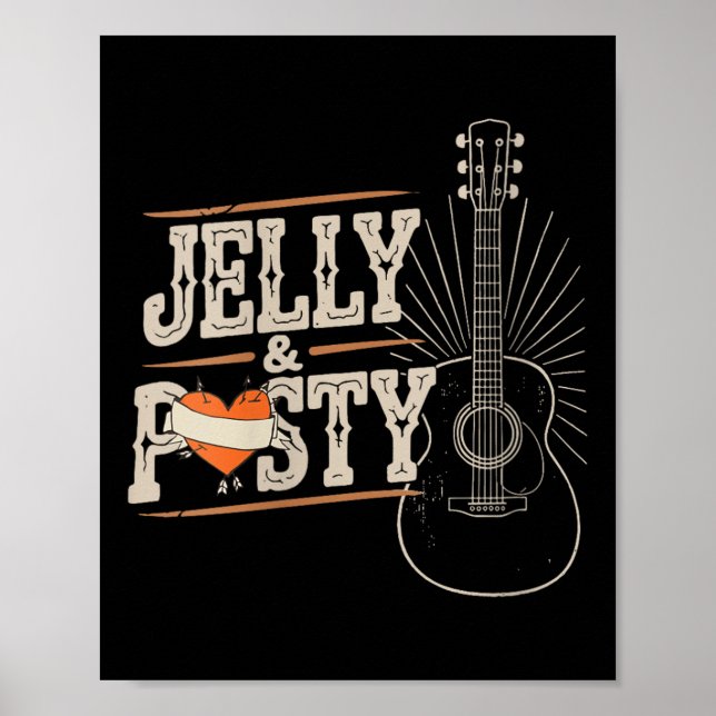Poster Womens Jelly Personalized First Name Birthday Men  (Frente)