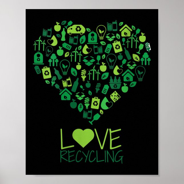 Poster Womens Renewable Energy &amp; Reciclagem - (Frente)