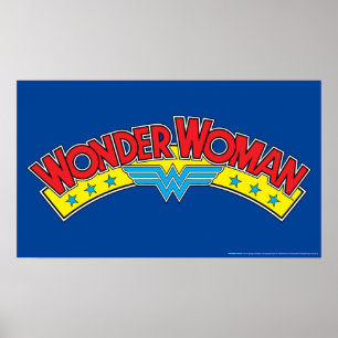 Poster Wonder Woman 1987 Comic Book Logo