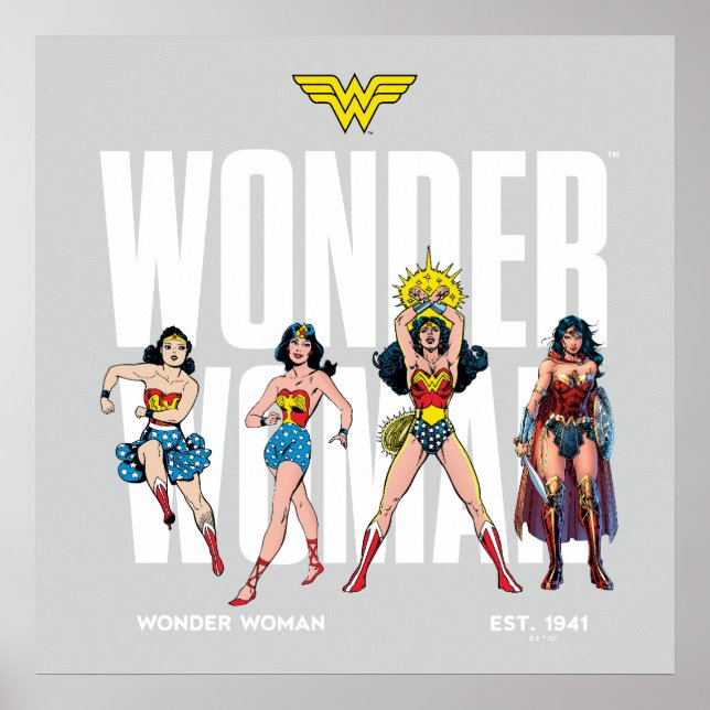 Poster Wonder Woman Legends Forever Graphic (Frente)
