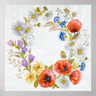 Póster Wonderful Wreath Huge Print