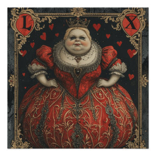 Póster Wonderland Queen of Hearts: Decreto Majestade