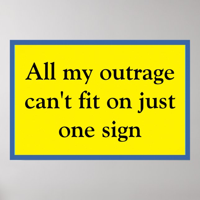 Poster Won't Fit On One (Frente)