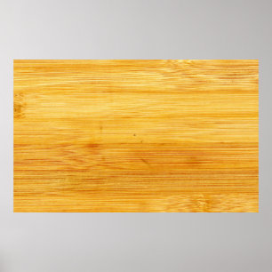 Poster Wood bamboo background texture