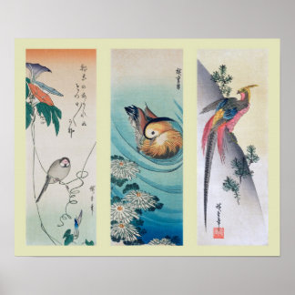 Poster Woodblock Japonês