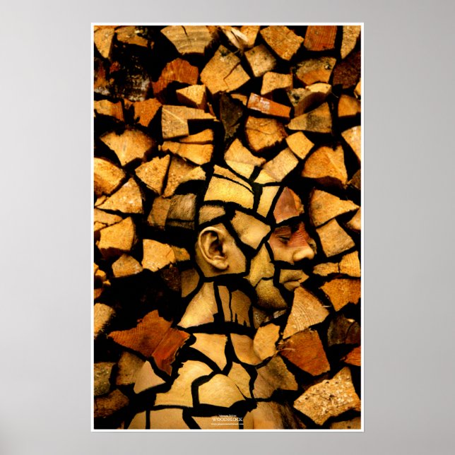 Poster Woodblock por Johannes Stötter (Frente)