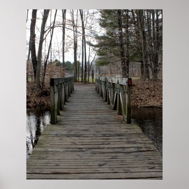 Poster Wooden Footbridge (Frente)