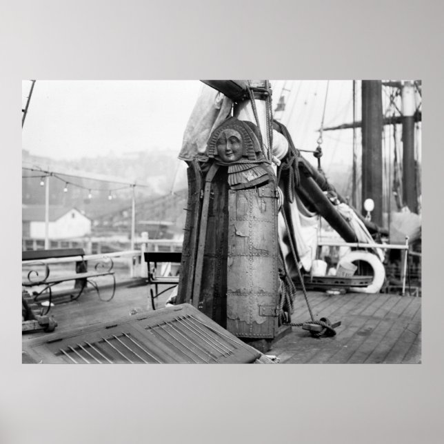 Póster Wooden Maiden, dispositivo de tortura: 1910 (Frente)