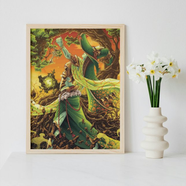 Poster Woodland Celestial Sorcerer (Criador carregado)