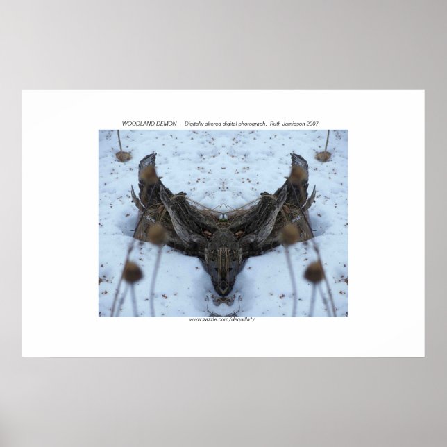 PÓSTER WOODLAND DEMON (Frente)