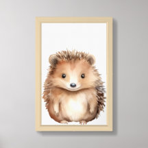 Woodland Nursery Room Décor Hedgehog