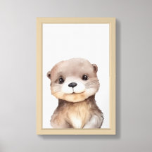 Woodland Nursery Room Décor Otter Animal