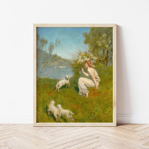 Poster Woodland Nymph John Collier