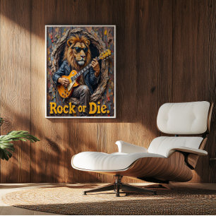 Poster Woodland Roar: Alma do Leão