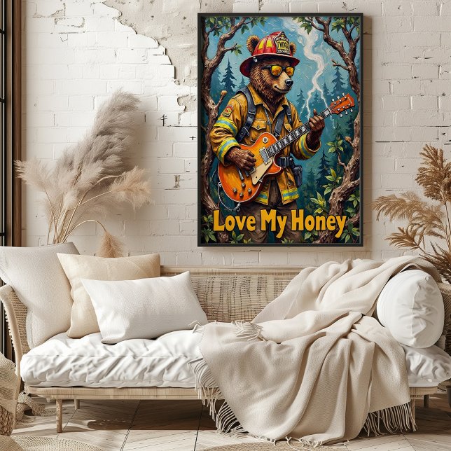 Poster Woodland Serenade: As Notas Altas do Urso (Criador carregado)