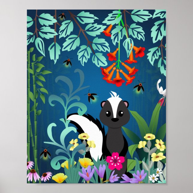 Poster Woodland Skunk (Frente)