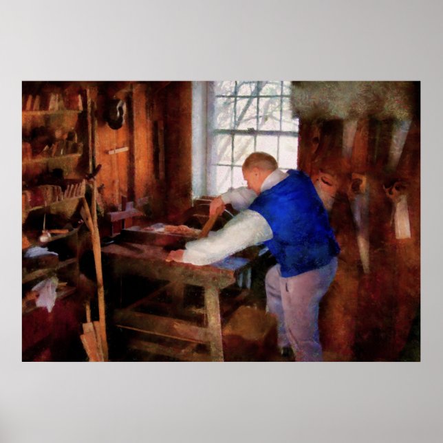 Póster Woodworker - O carpinteiro mestre (Frente)
