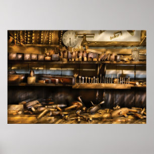 Póster Woodworker - planos & eixos helicoidais