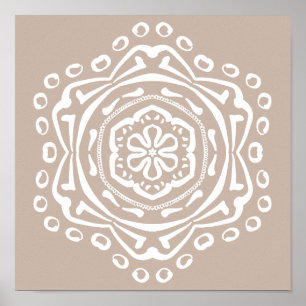 Póster Wool Mandala
