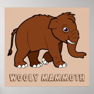 Poster Wooly Mammoth