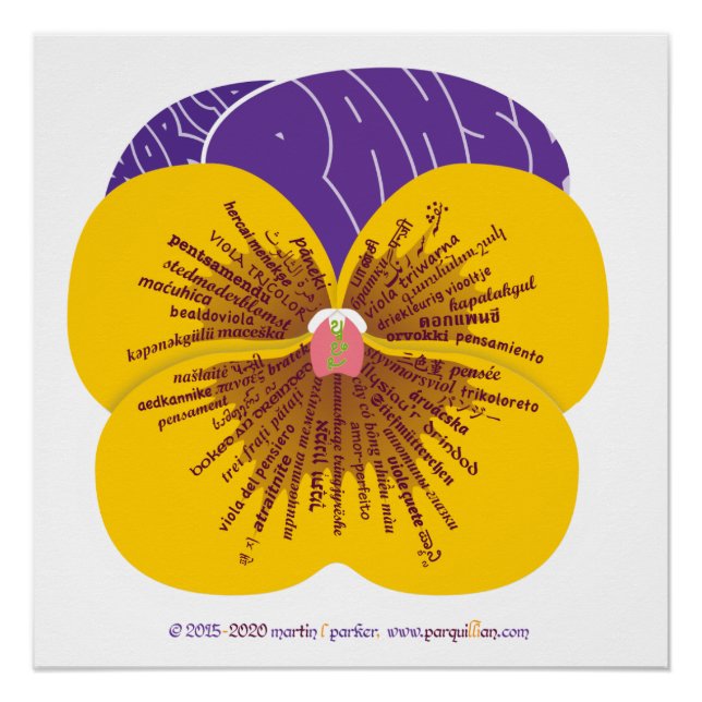 Póster Wor(l)d Poster de Pansy (Frente)