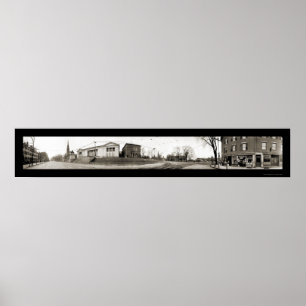 Póster Worcester, foto principal 1910 da rua das MÃES