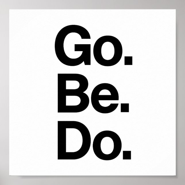 Poster Word, Motivational, Retro (Frente)