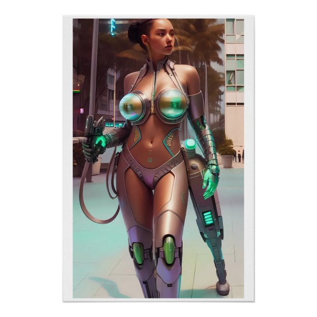 Póster Working with Her Training Leg (Frente)