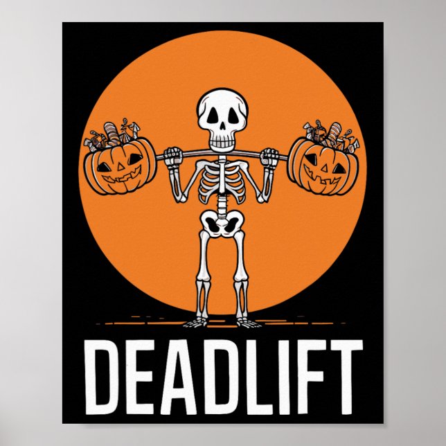Poster Workout de Elevação de Peso Secundário (Frente)
