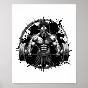 Poster Workout Dream Style Inc Spartan Bodybuilding Gladi