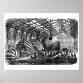 Poster Workshop for the Manufacture of Mail Balloons