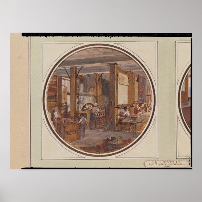 Póster Workshop Gobelins, 1840 (Frente)