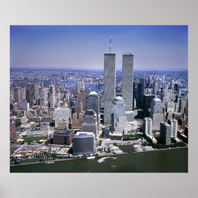 Poster World Trade Center e NYC skyline (Frente)