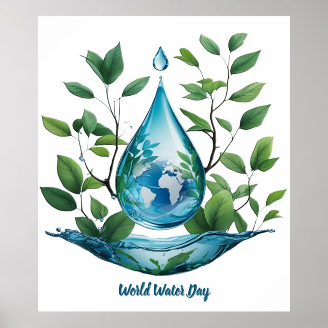 Poster World Water Day (Frente)