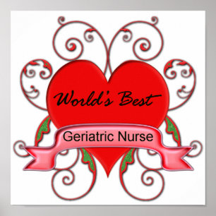 Póster World's Best Geriatric Nurse