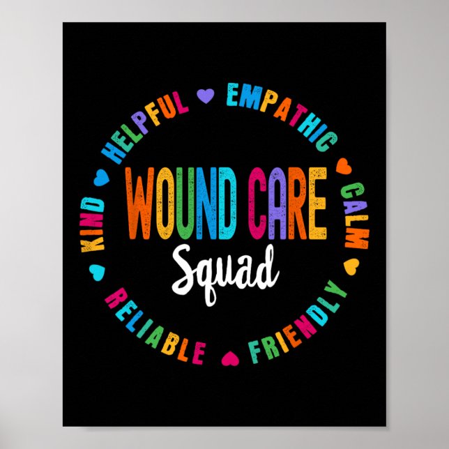 Poster Wound Care Nurse Squad Appreciation Sta (Frente)