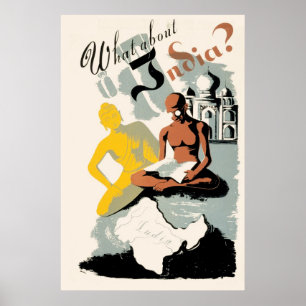 Poster WPA para a Índia