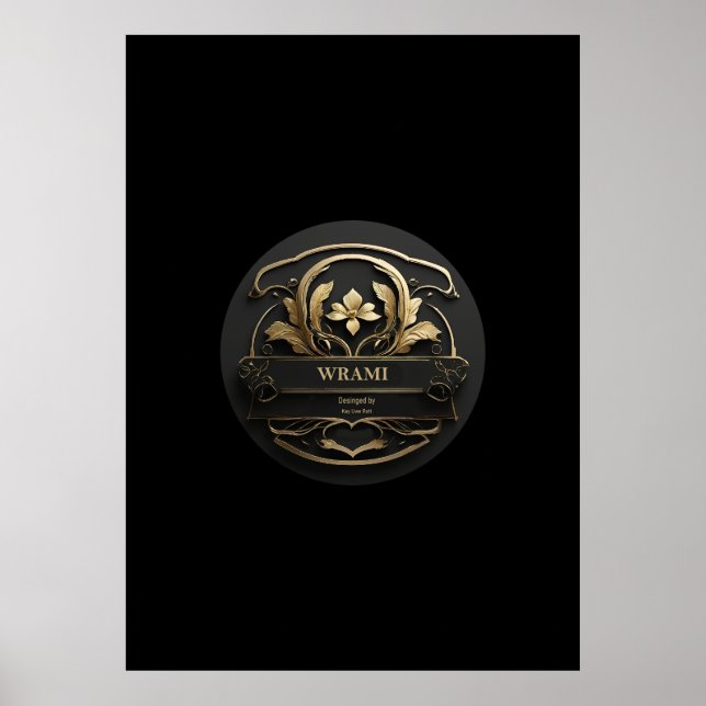 Poster Wrami Logo, Designed by Kay Uwe Rott (Frente)