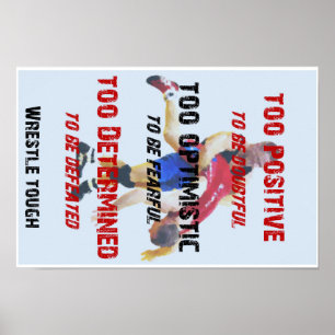 Poster Wrestle - demasiado positivo a ser duvidoso